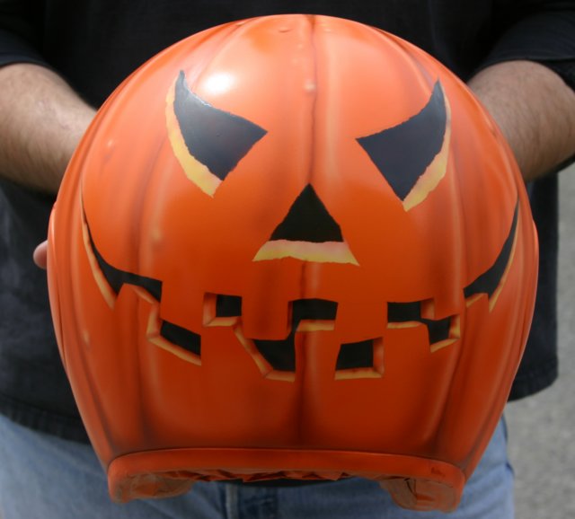 Pumpkin Helmet
